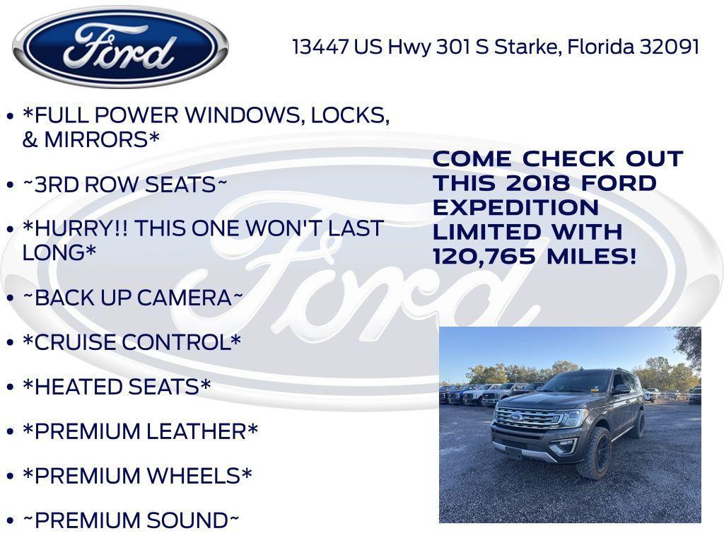 used 2018 Ford Expedition car, priced at $19,877