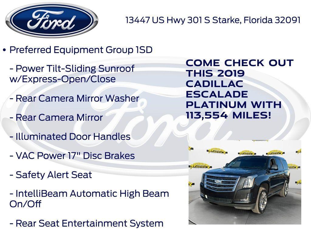 used 2019 Cadillac Escalade car, priced at $29,529