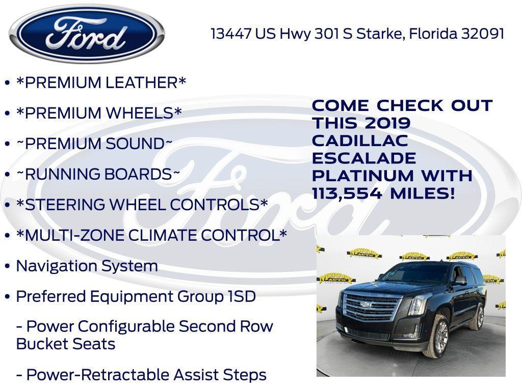 used 2019 Cadillac Escalade car, priced at $29,529