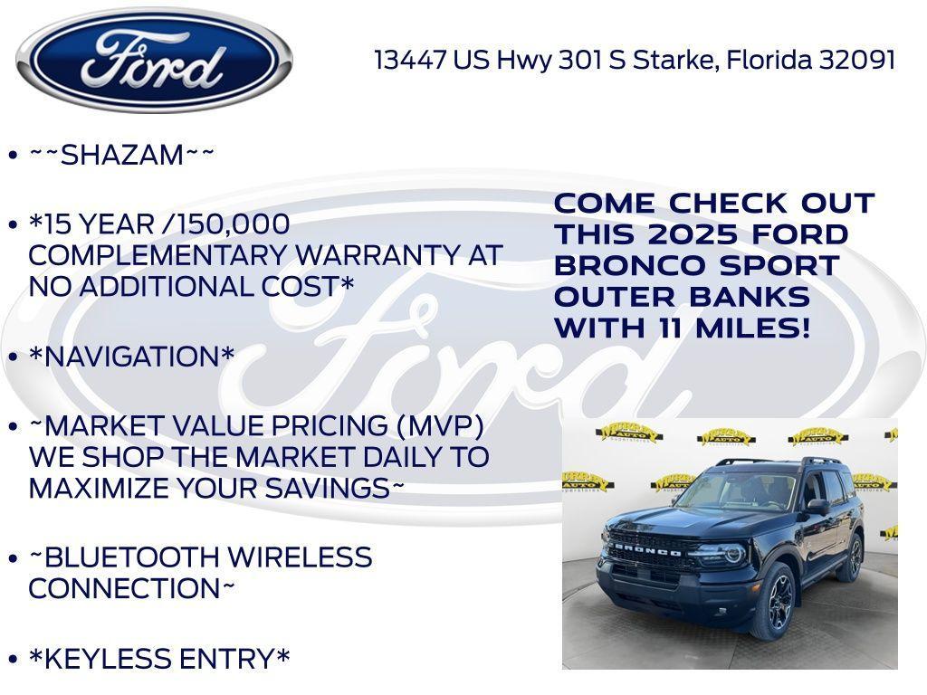 new 2025 Ford Bronco Sport car, priced at $36,131
