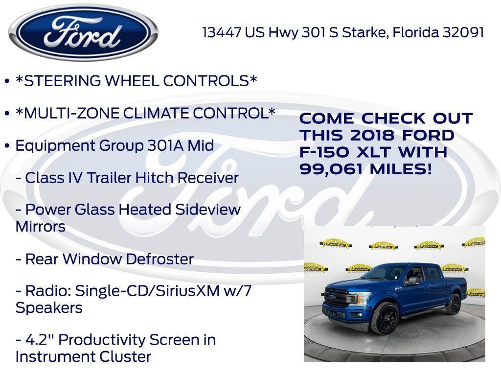 used 2018 Ford F-150 car, priced at $24,275