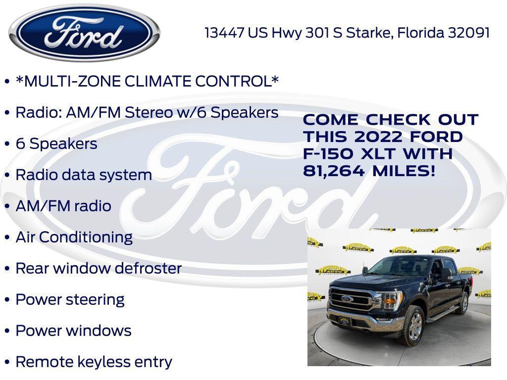 used 2022 Ford F-150 car, priced at $38,094