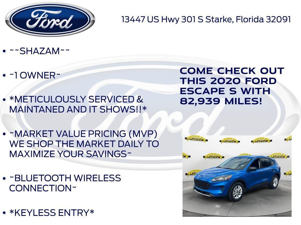 used 2020 Ford Escape car, priced at $12,459