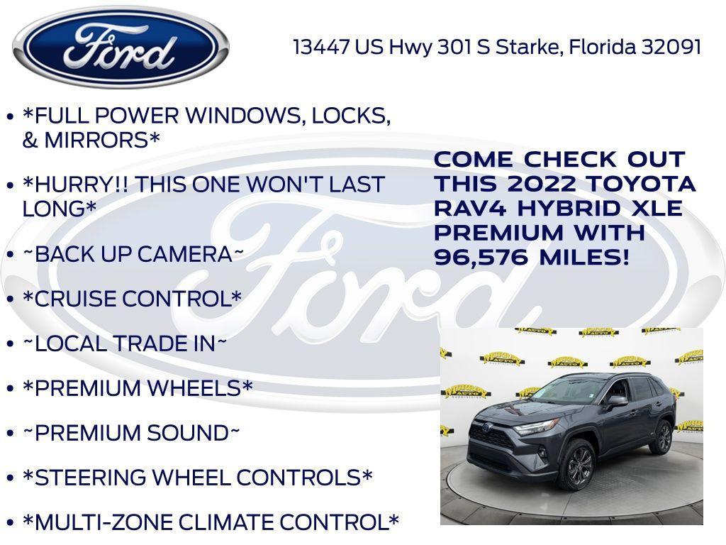 used 2022 Toyota RAV4 Hybrid car, priced at $25,987