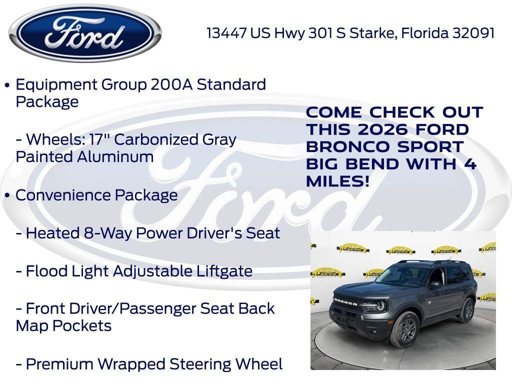 new 2026 Ford Bronco Sport car, priced at $35,323