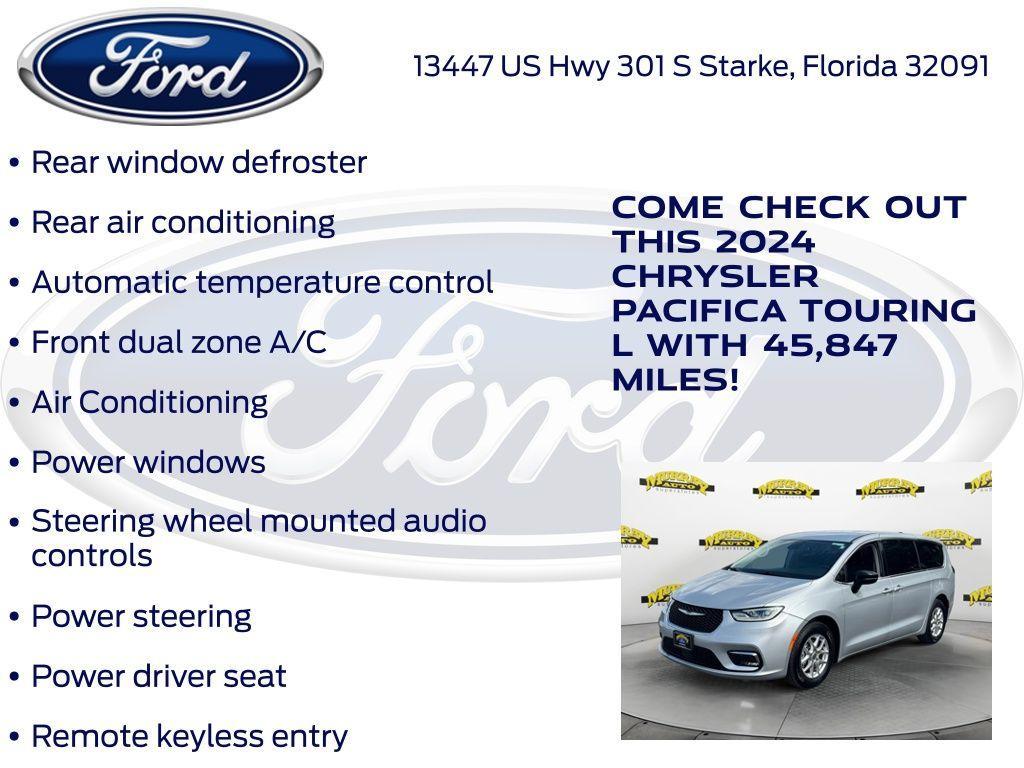 used 2024 Chrysler Pacifica car, priced at $27,987