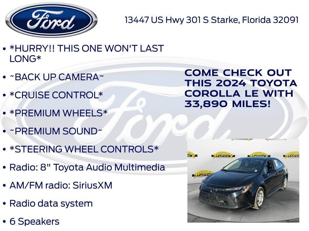 used 2024 Toyota Corolla car, priced at $17,777