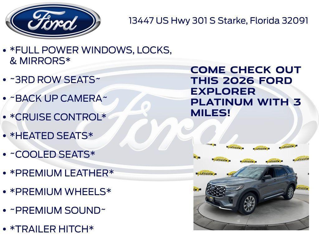 new 2026 Ford Explorer car, priced at $48,619