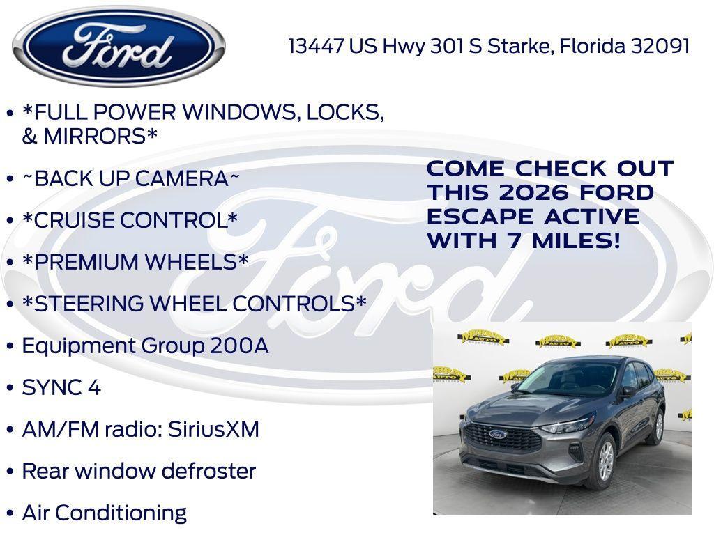 new 2026 Ford Escape car, priced at $27,196