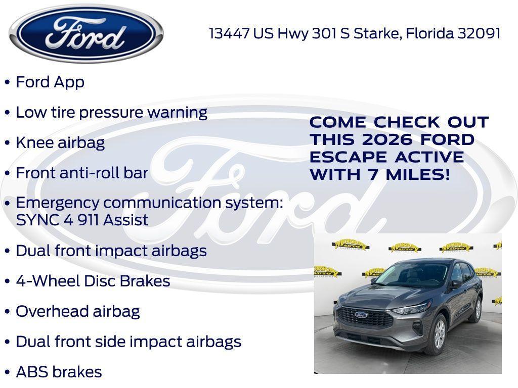 new 2026 Ford Escape car, priced at $27,196