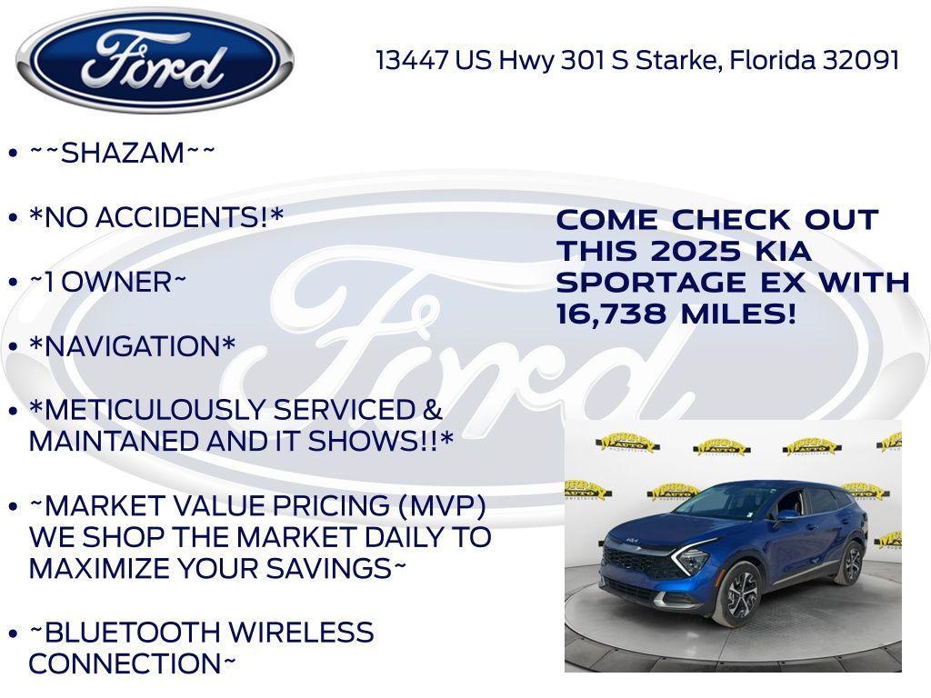 used 2025 Kia Sportage car, priced at $26,175