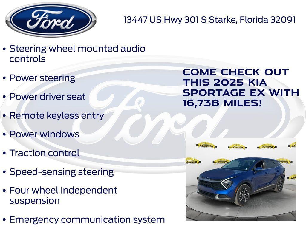 used 2025 Kia Sportage car, priced at $26,175