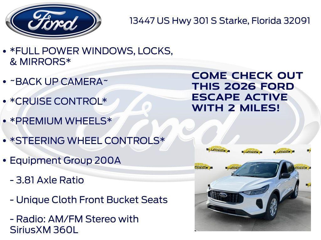new 2026 Ford Escape car, priced at $27,191
