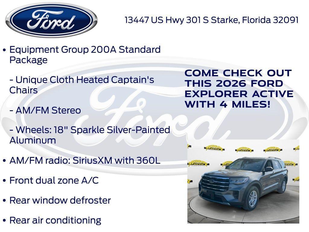 new 2026 Ford Explorer car, priced at $37,411