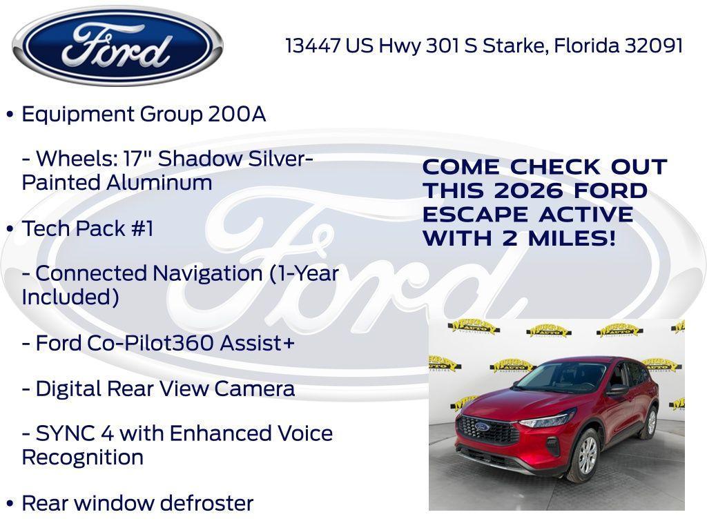 new 2026 Ford Escape car, priced at $29,244