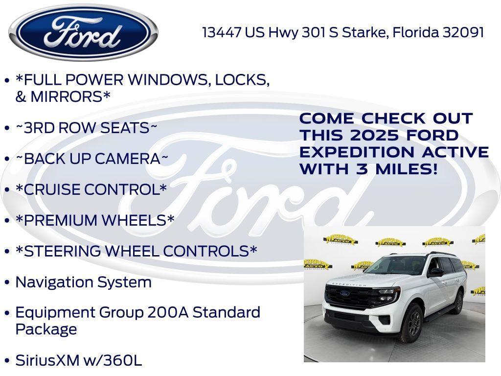 new 2025 Ford Expedition car, priced at $63,770