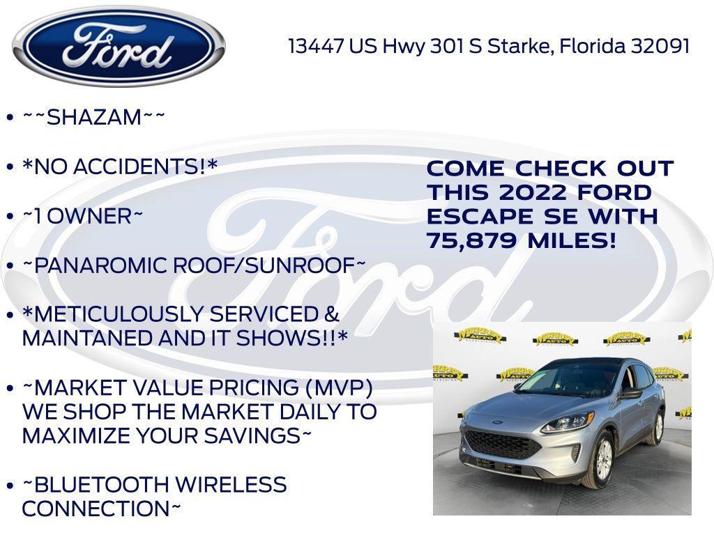 used 2022 Ford Escape car, priced at $16,106