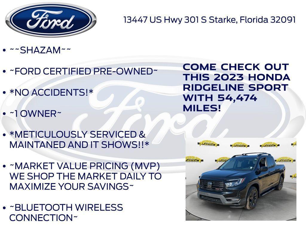 used 2023 Honda Ridgeline car, priced at $28,777