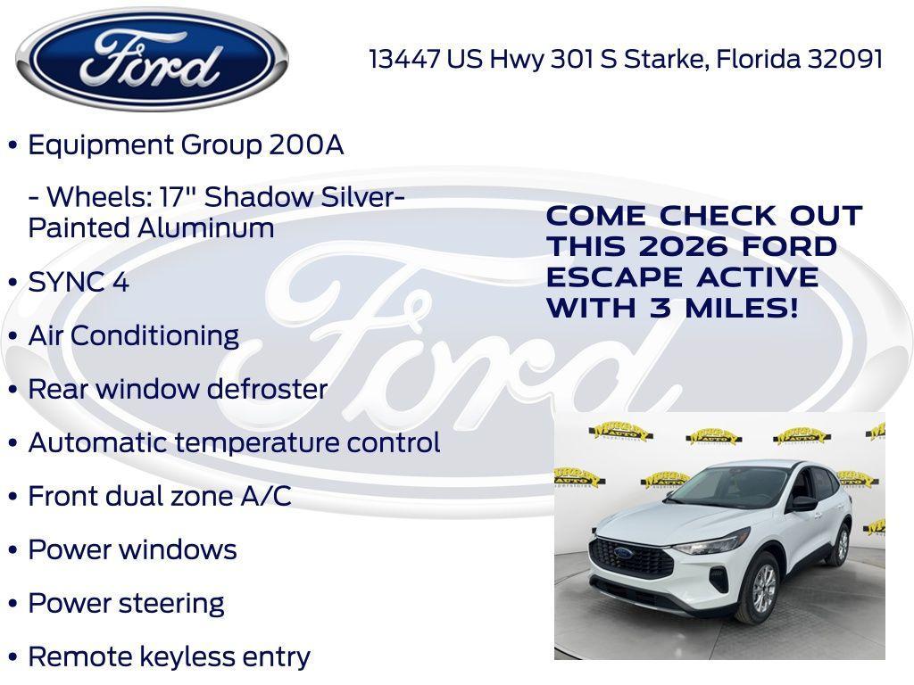 new 2026 Ford Escape car, priced at $27,656