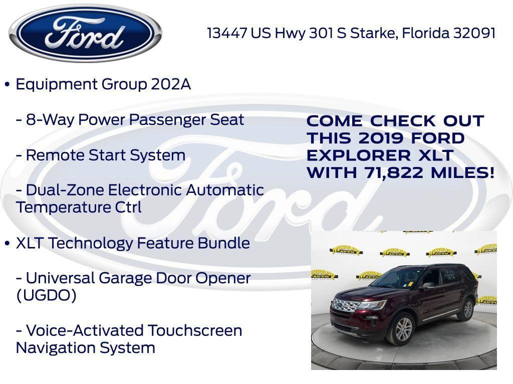 used 2019 Ford Explorer car, priced at $19,659