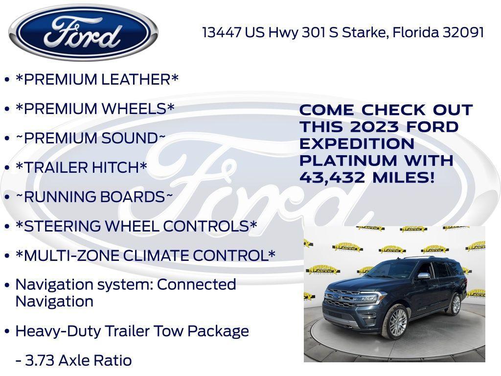 used 2023 Ford Expedition car, priced at $55,777
