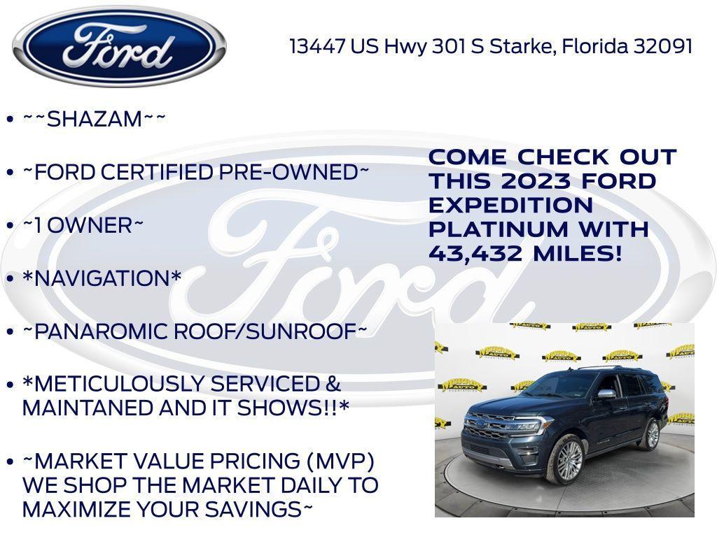 used 2023 Ford Expedition car, priced at $55,777