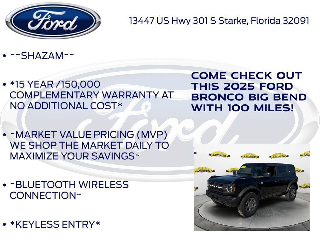 new 2025 Ford Bronco car, priced at $42,348