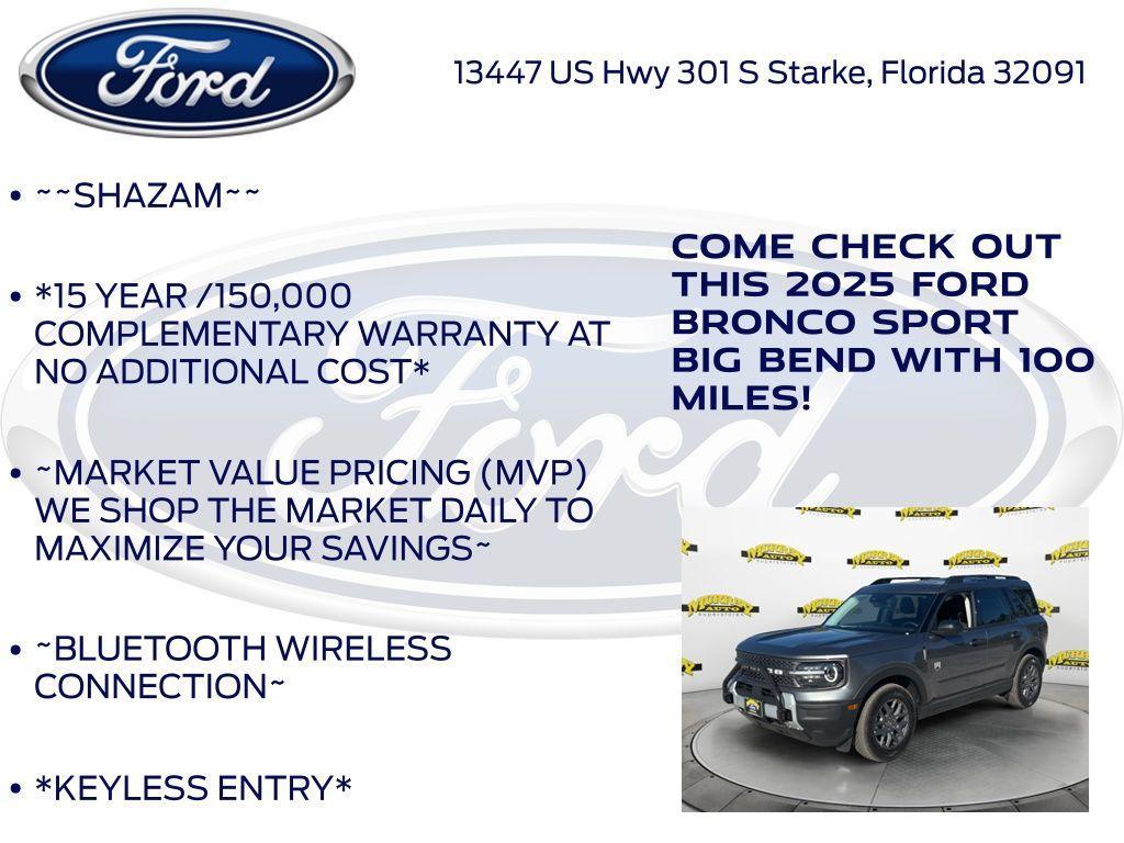new 2025 Ford Bronco Sport car, priced at $31,490
