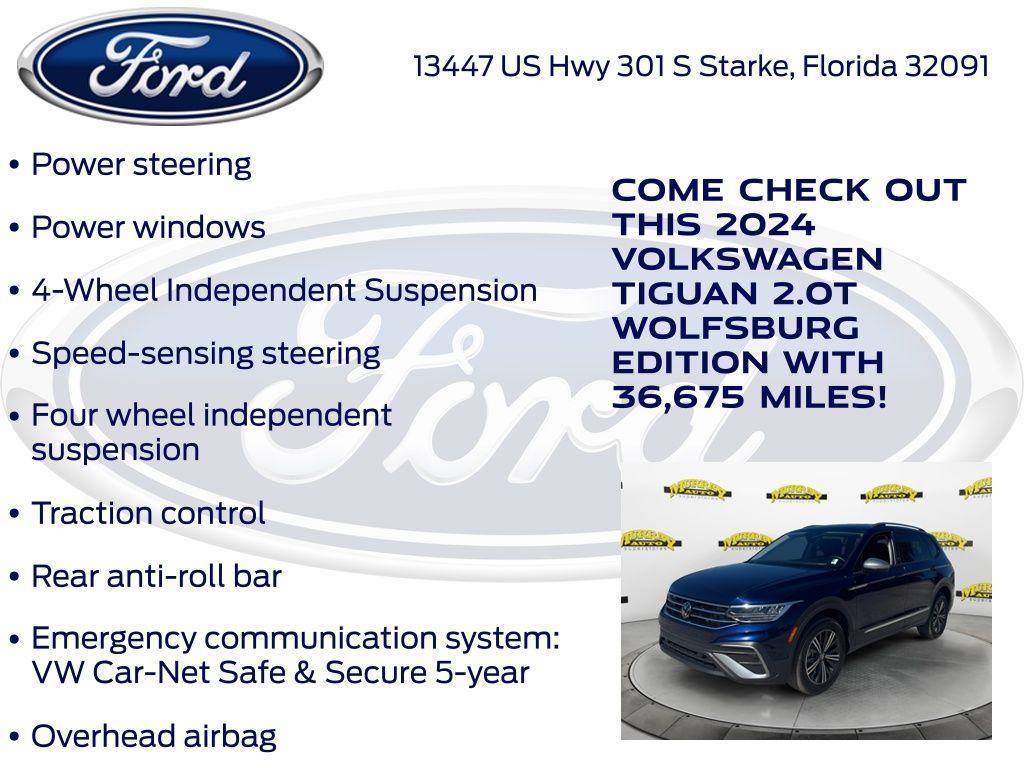 used 2024 Volkswagen Tiguan car, priced at $22,329