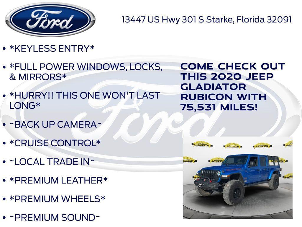 used 2020 Jeep Gladiator car, priced at $29,548