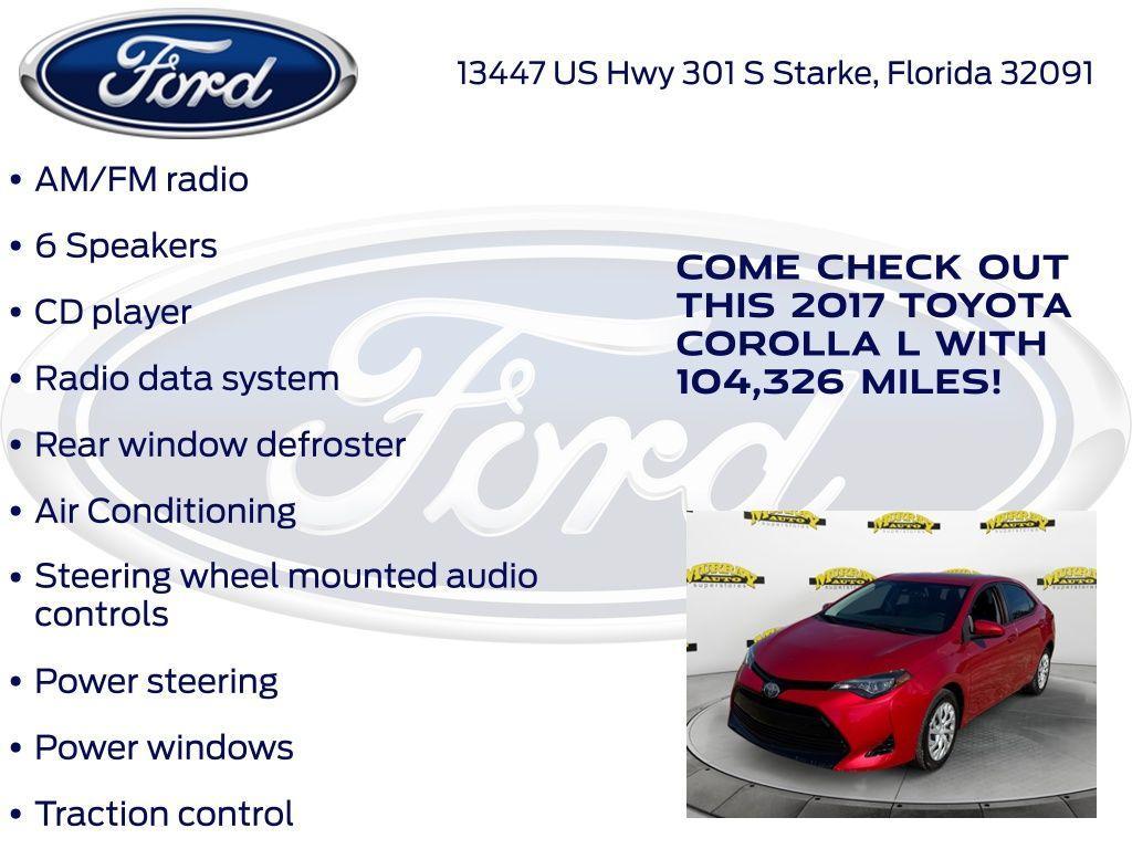 used 2017 Toyota Corolla car, priced at $11,777