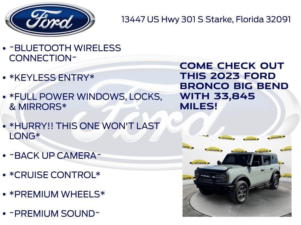 used 2023 Ford Bronco car, priced at $38,729
