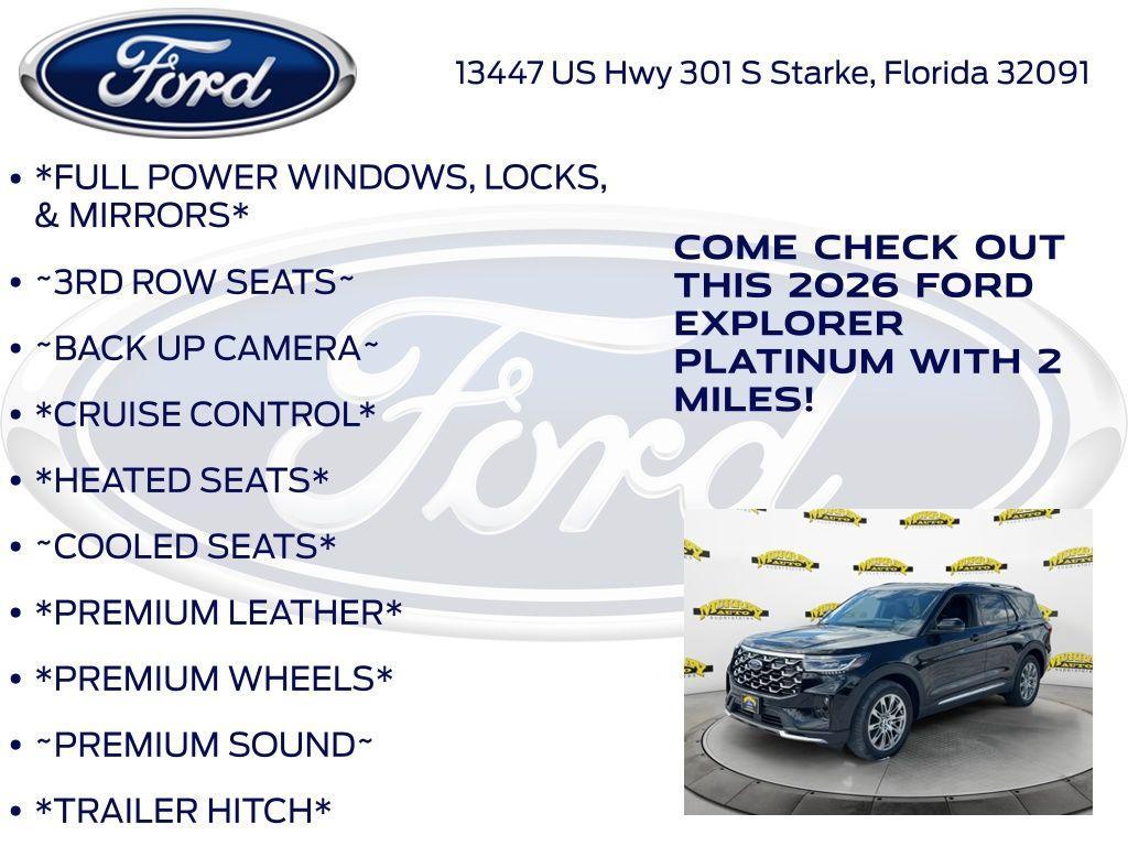 new 2026 Ford Explorer car, priced at $48,619