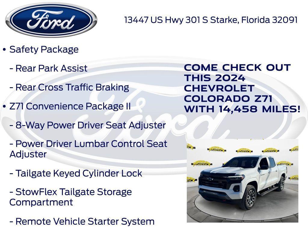 used 2024 Chevrolet Colorado car, priced at $36,987