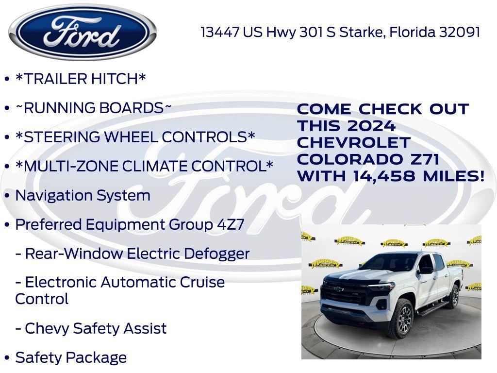 used 2024 Chevrolet Colorado car, priced at $36,987