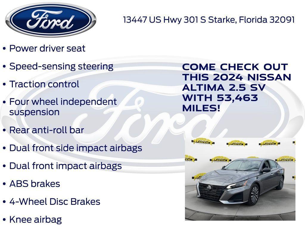 used 2024 Nissan Altima car, priced at $17,861