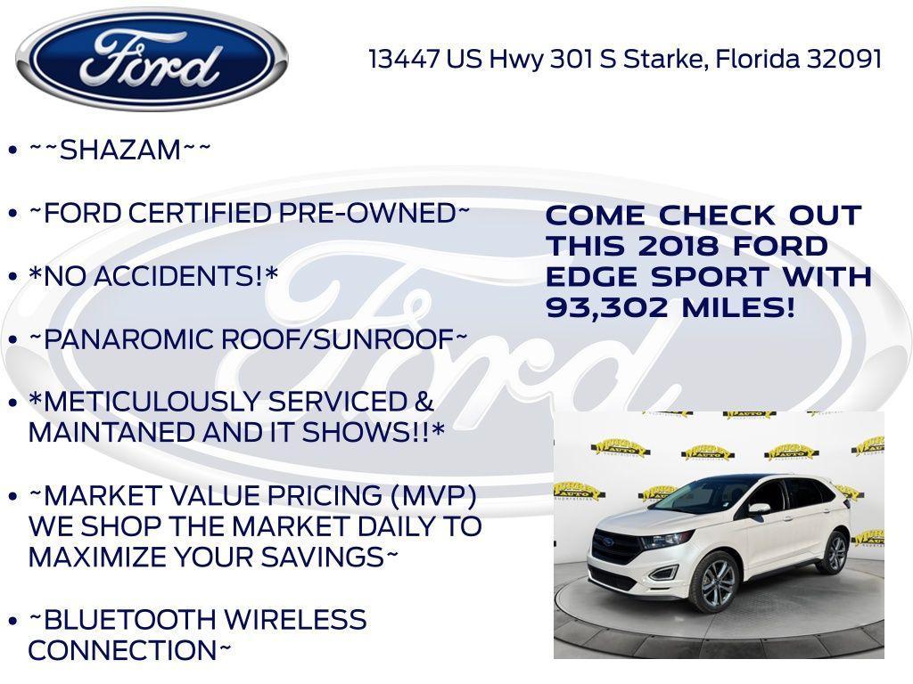 used 2018 Ford Edge car, priced at $15,440