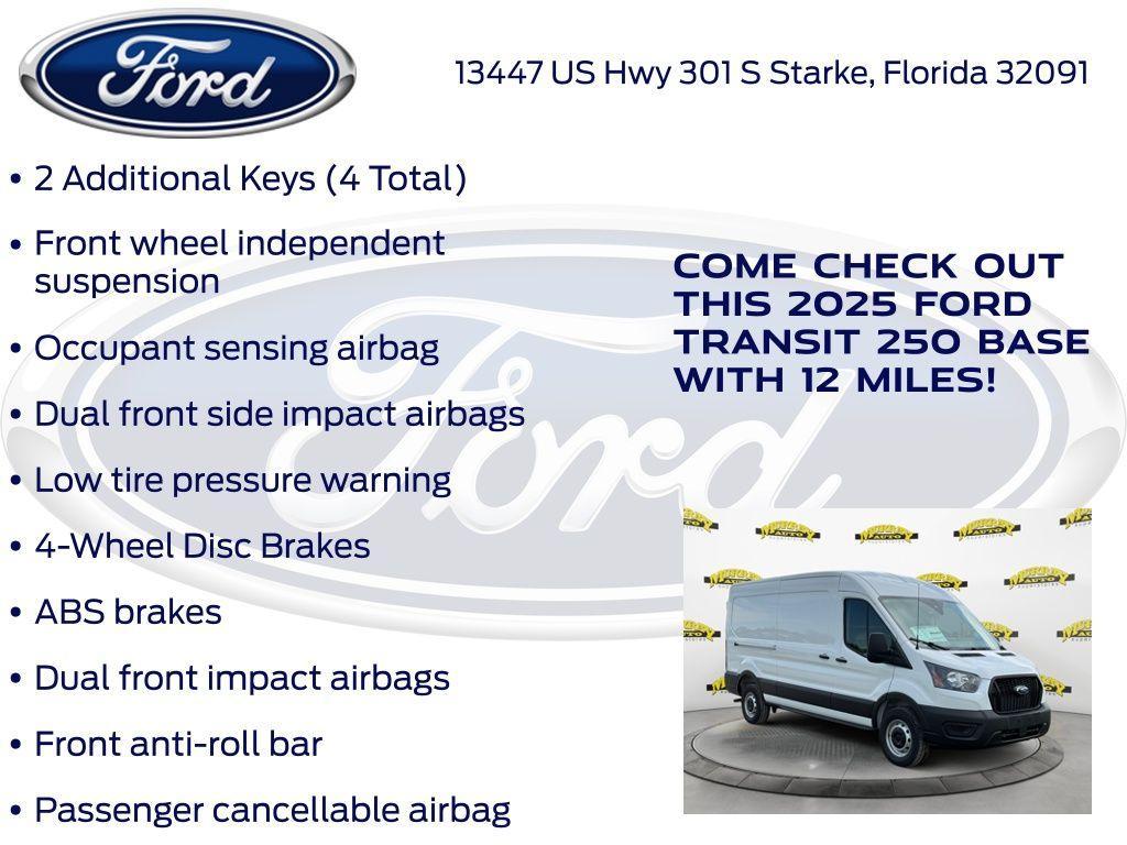 new 2025 Ford Transit-250 car, priced at $50,499