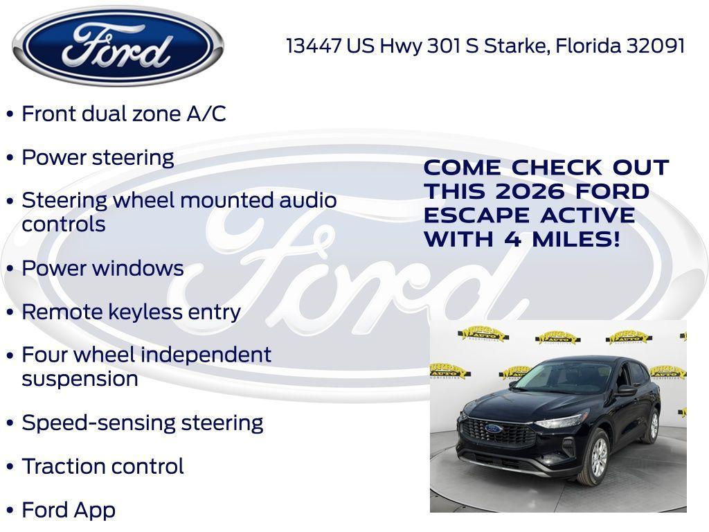 new 2026 Ford Escape car, priced at $28,998