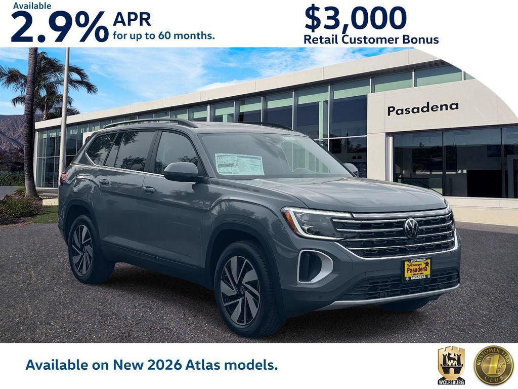 new 2026 Volkswagen Atlas car, priced at $49,905