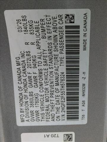 new 2026 Honda Civic car, priced at $26,735