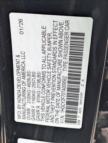 new 2026 Honda Accord Hybrid car, priced at $35,169