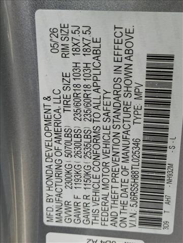 new 2026 Honda CR-V Hybrid car, priced at $38,486