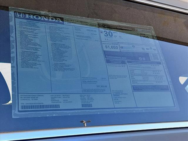 new 2026 Honda CR-V car, priced at $35,541