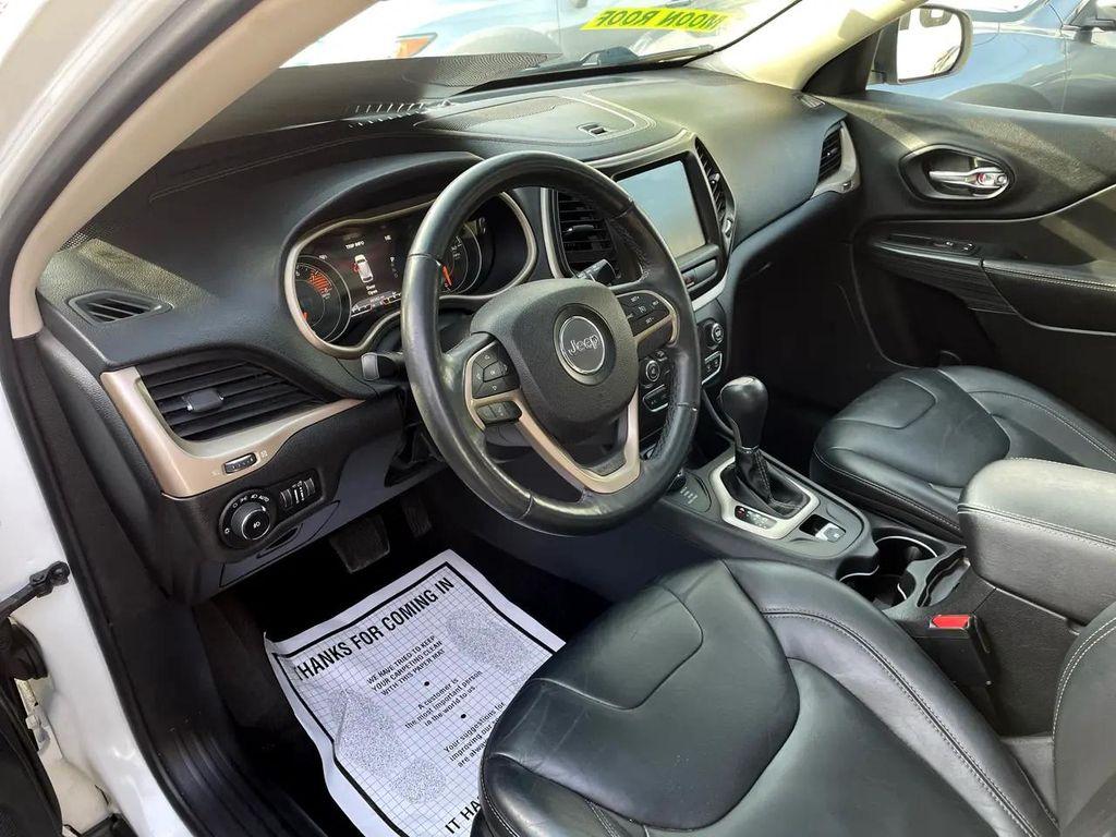 Bright White Clearcoat 2016 Jeep Cherokee Limited