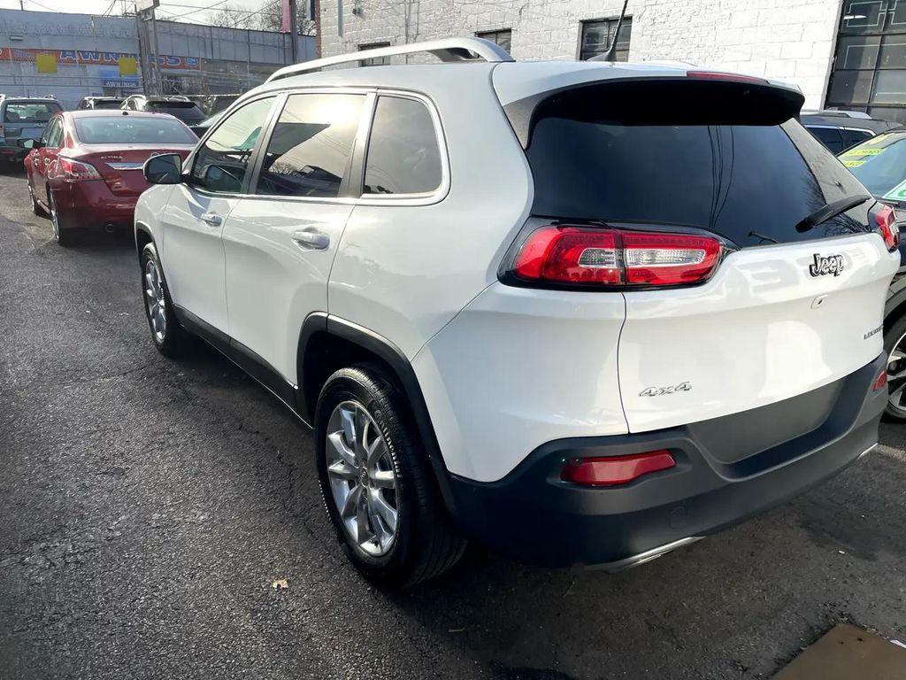 Bright White Clearcoat 2016 Jeep Cherokee Limited