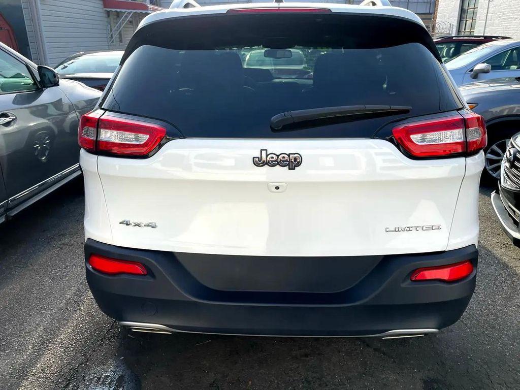 Bright White Clearcoat 2016 Jeep Cherokee Limited