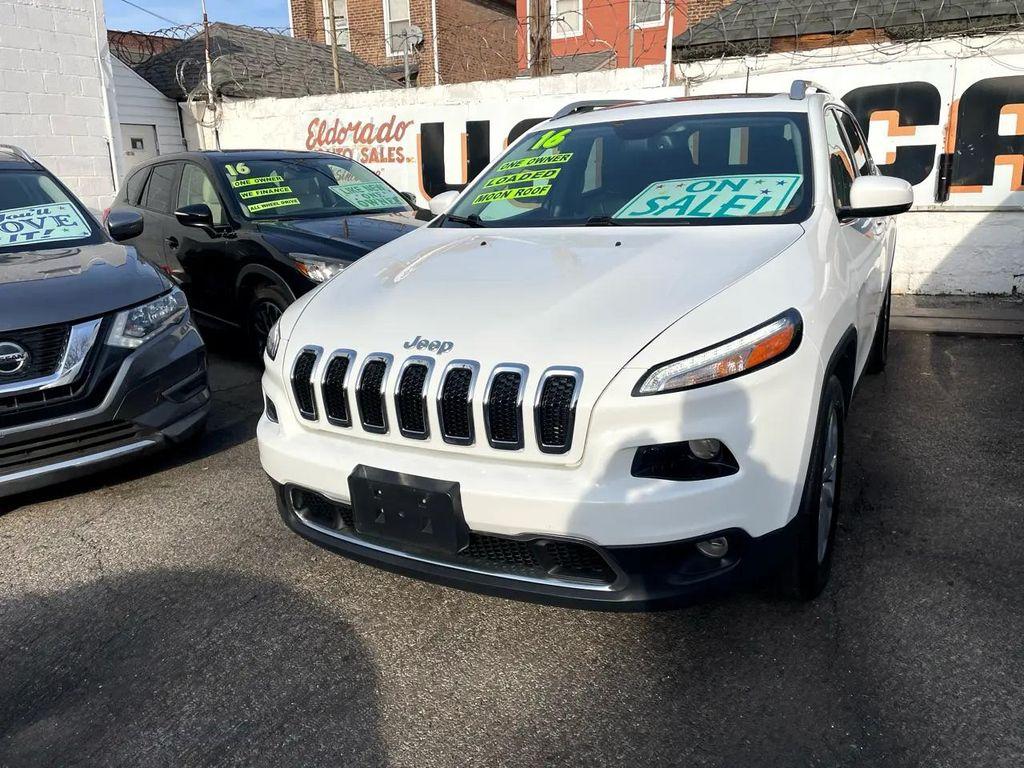 Bright White Clearcoat 2016 Jeep Cherokee Limited