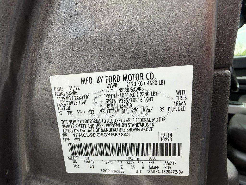 used 2012 Ford Escape car, priced at $4,995
