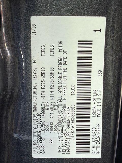 used 2019 Toyota Tundra car, priced at $38,995